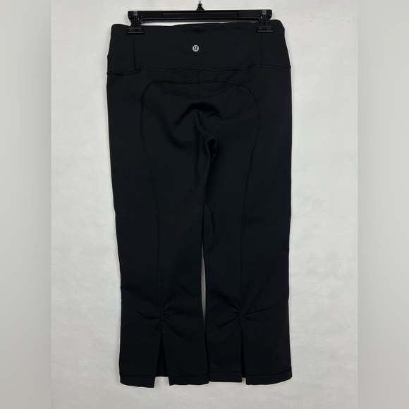 LULULEMON GATHER & CROW CROP BLACK size 8 - Picture 3 of 11